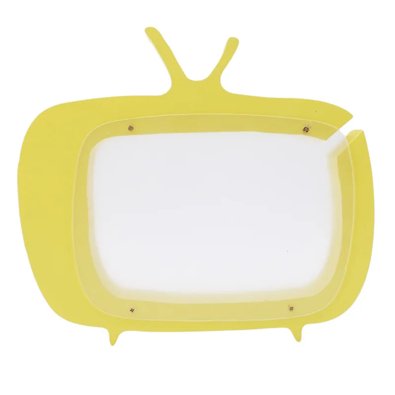 Cute Creative Wooden New TV Set Piggy Bank Children's Room Display Photography Props Box Home Decorate | Дом и сад