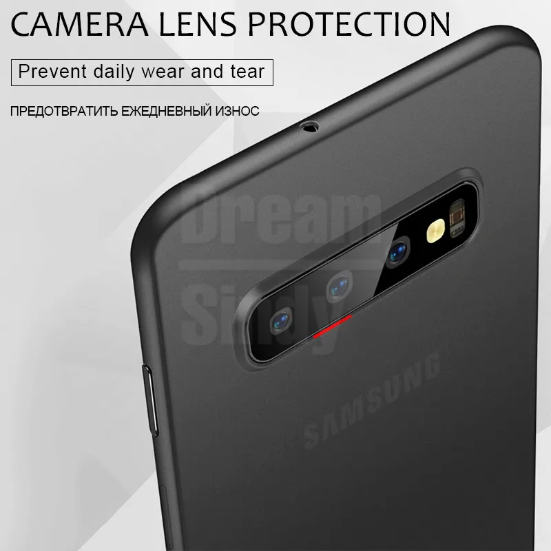 Роскошный 0 26 мм Ультратонкий Мягкий полипропиленовый чехол для Samsung Galaxy S8 S9 S10 Plus