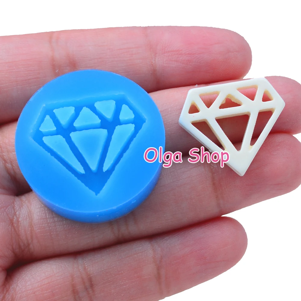 силиконовые гибкая diamond камея наёмите плесень ювелирные брелоки кекс глины фимо