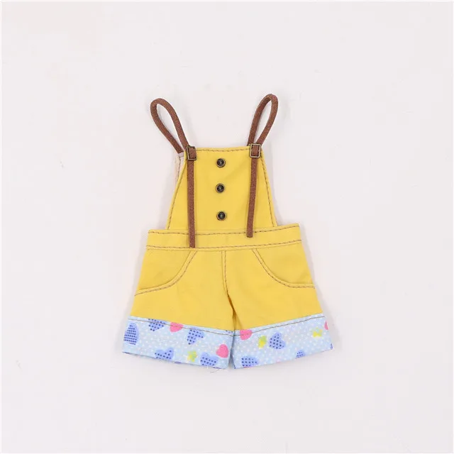 jumpsuit Blyth кукла ледяной шарнир тело licca боди комбинезон короткие брюки рубашка, только костюм без куклы без обуви - Цвет: jumpsuit