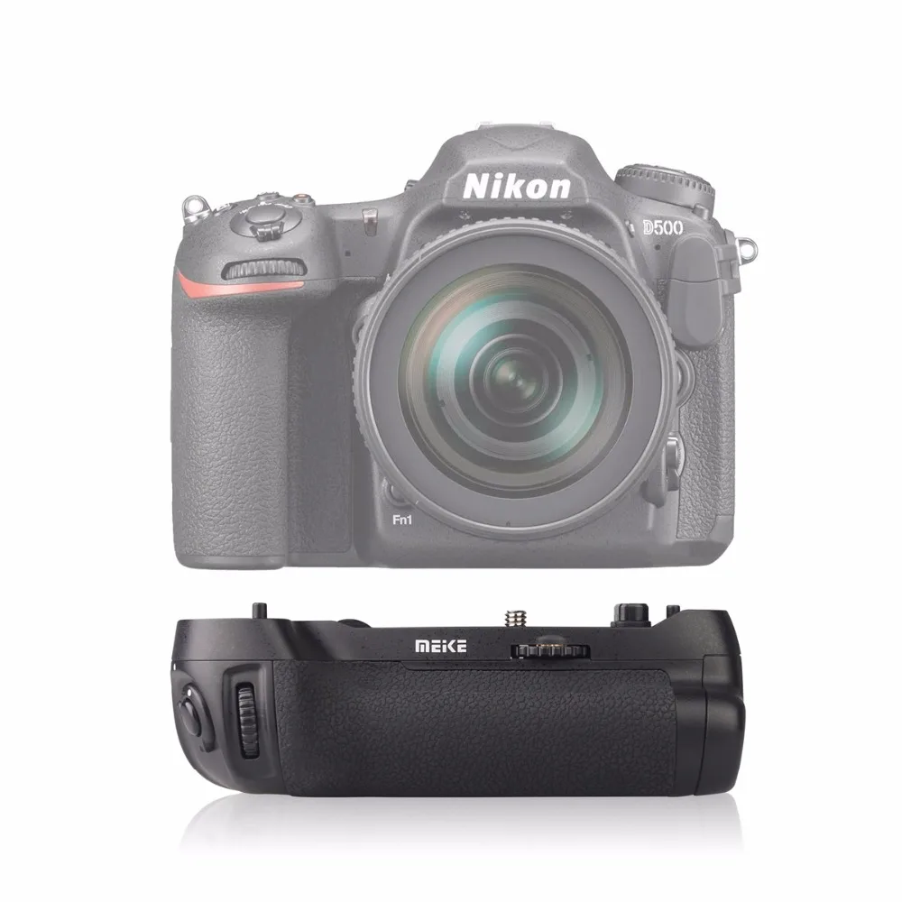 Meike MK-D500 Pro Встроенный 2 4 GHZ FSK пульт дистанционного управления для Nikon D500 MB-D17 |