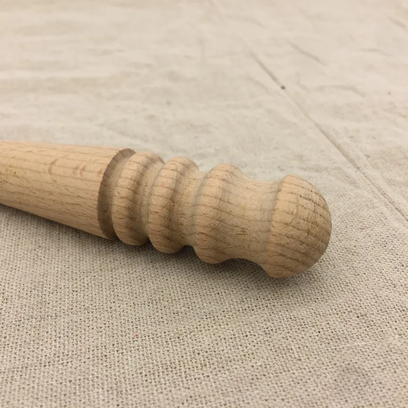 1 шт. искусственная кожа слайкер круглая древесина разные размеры|burnisher leather|leather