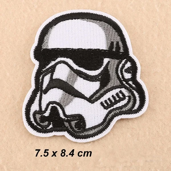 Iron on patch Имперский 501-й солдат Штурмовик Легион нашивки джедаи Rebel Alliance ПВХ вышитые тактические нашивки Значки для одежды сумки - Цвет: Iron on patch