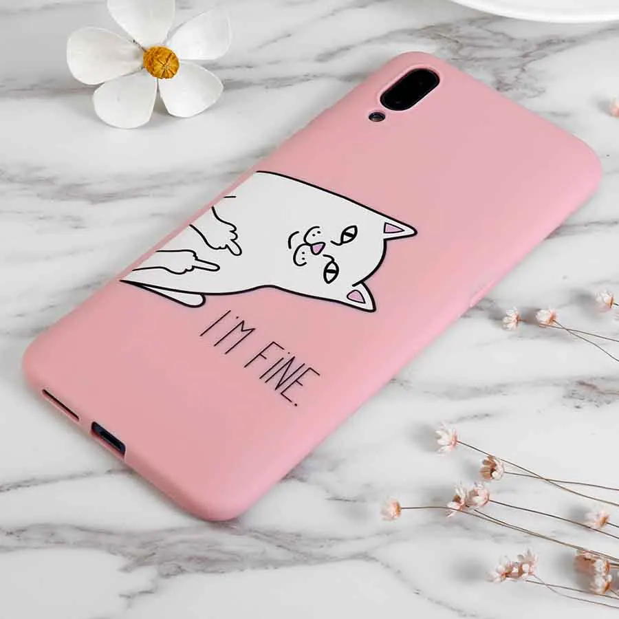 Cute Cartoon Cat Silicone Phone Case For ZTE Nubia X Z18 Z17 V18 Z17S N3 N1 lite mini S Cover Funny Coque Fundas |