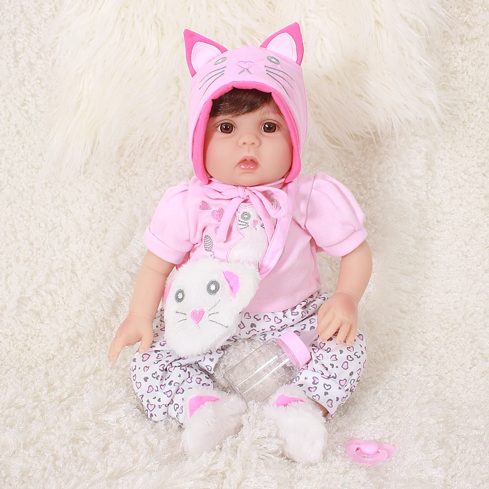 Bebe Кукла Reborn 20 &quot50 см силиконовые куклы игрушки для девочек подарок детей модные