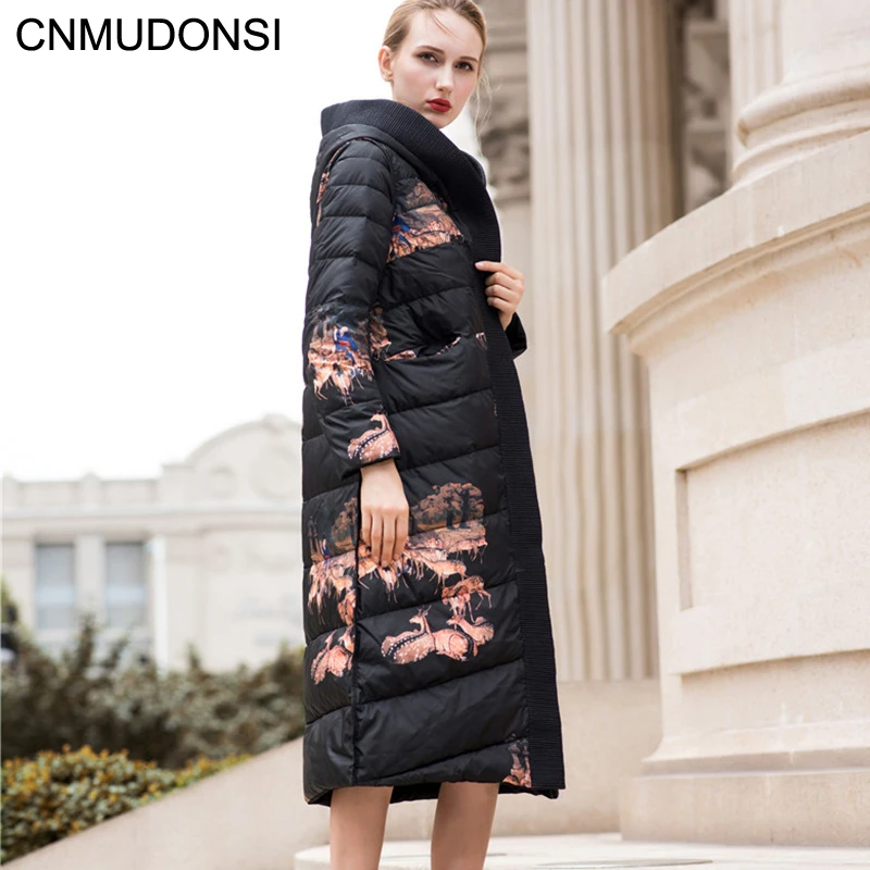 Parka Women 2018 Female Winter Jacket Fashionable Coat Women's Hooded Warm Bio Fluff Long Parkas for Clothes | Женская одежда