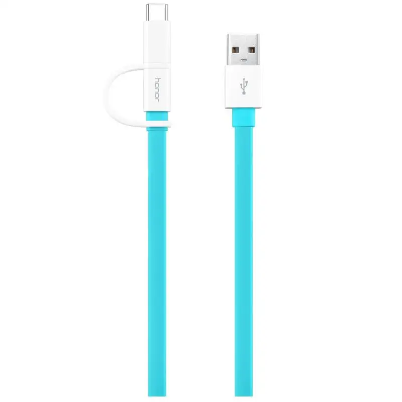 Оригинальный кабель Huawei Honor AP55 Micro USB и Type C 2 в 1 шнур для зарядки передачи данных Mate