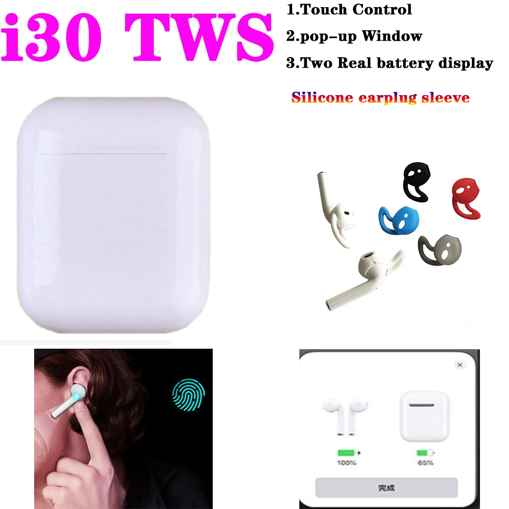 I30 TWS Bluetooth наушники беспроводные наушники 1:1 с функцией pop-up Touch Control размер VS LK TE9 LK-TE9 XYpods i11 i20 i10 i12 i13 i14tws on.