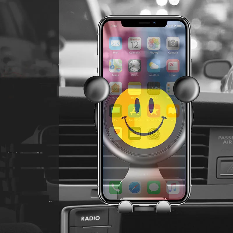 Автомобильный держатель для телефона iPhone X смартфон GPS Vent крепление подставка