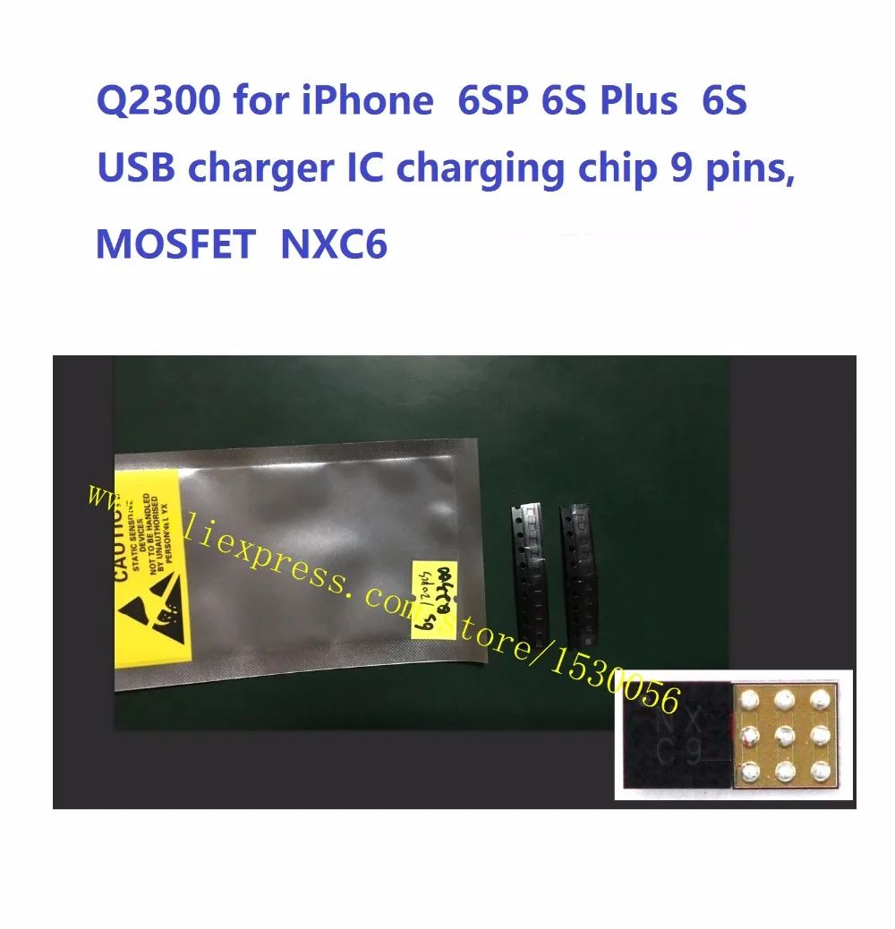 

Q2300 for iPhone 6SP 6S Plus 6S USB charger IC charging chip 9 pins, MOSFET NXC6