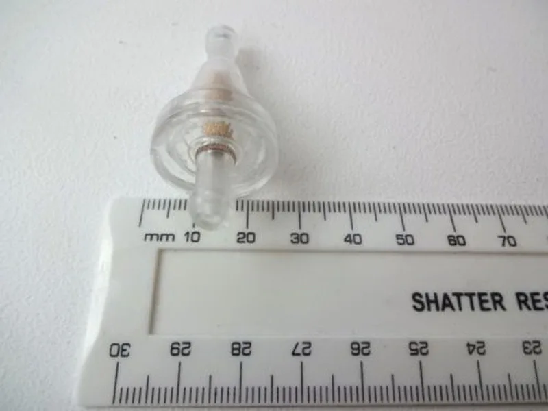 1/" Inline Clear Gas Filte Замена 6 мм 2x/2 шт маленький пластиковый Универсальный мотоциклетный газовый бензиновый масляный фильтр мини