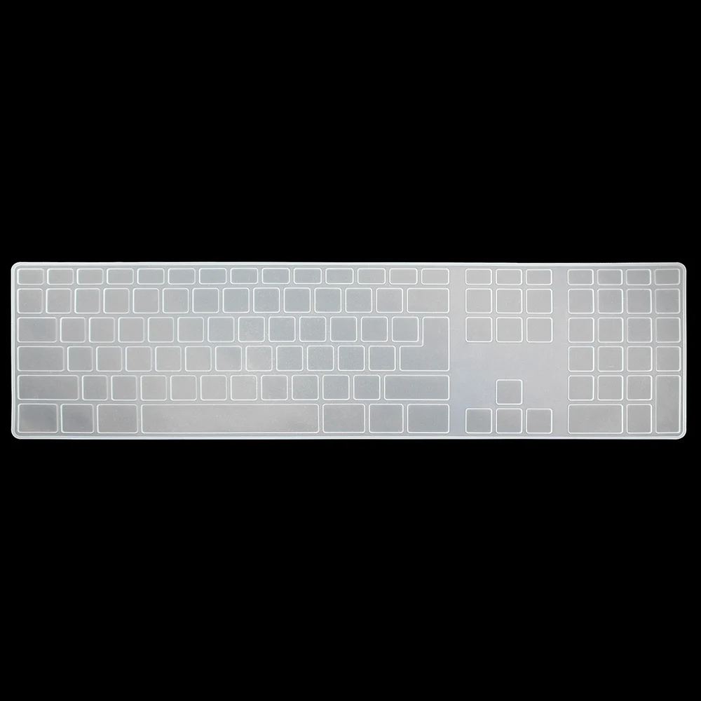 HRH высокопрозрачная силиконовая клавиатура Для IMac G6 MB110LL/B и MB110LL/A с цифровой клавиатурой NumberPad