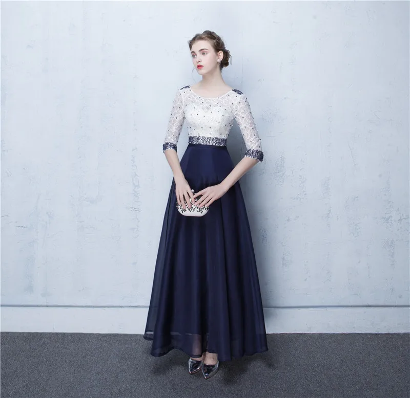 Women Dress Evening Vestido Longo De Festa 2020 Cheap Party Dresses Elegant Floor Length Prom with Sleeves | Свадьбы и торжества