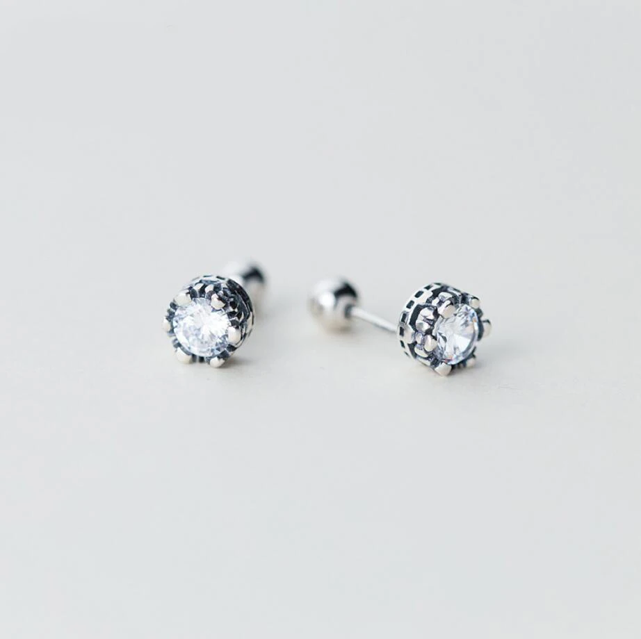 1 шт. кастилаж Бар Tragus Helix пирсинг серьги гвоздики из стерлингового серебра SIL