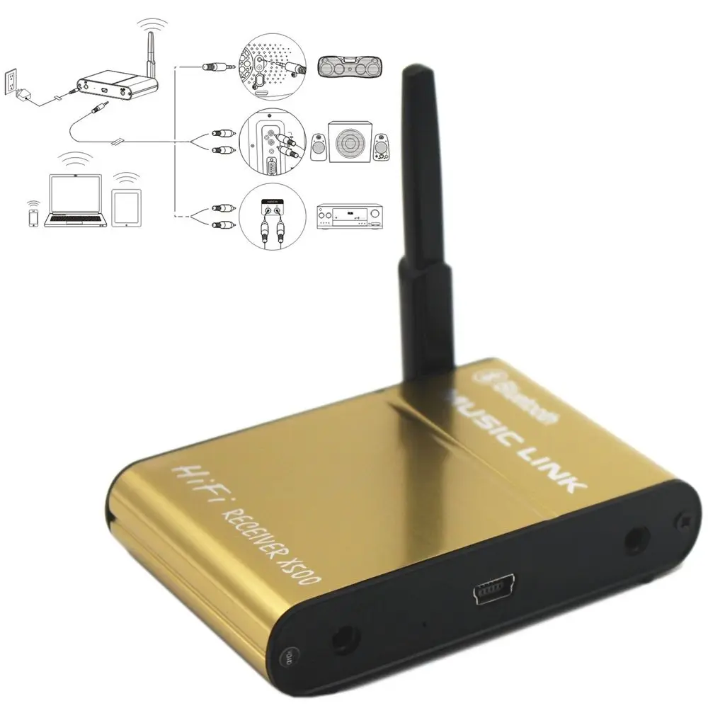 Bluetooth аудиоприемник Kaycube X500 Беспроводная музыкальная связь для i Phone Android