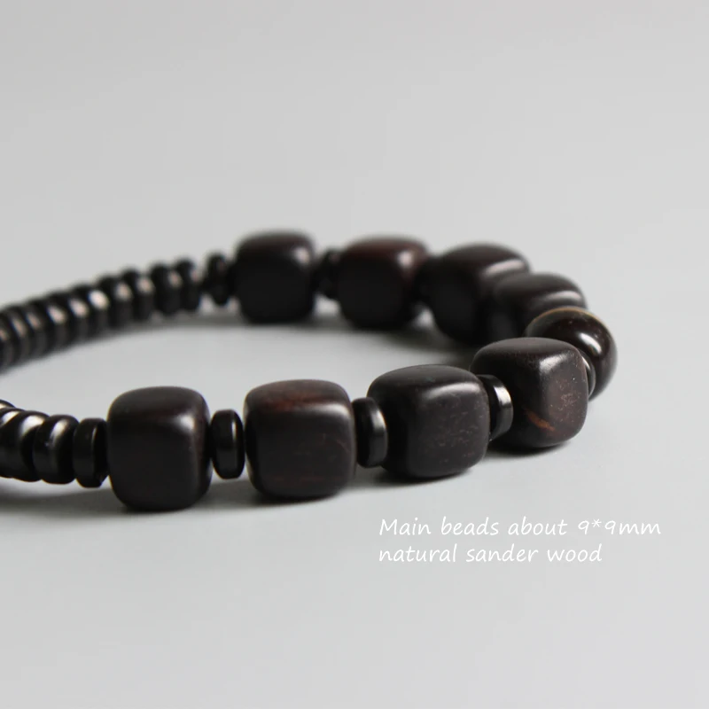 Тибетские буддийские бусины ручной работы Натуральный Темный шлифовальный