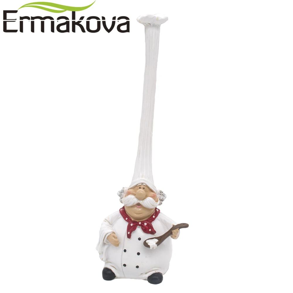 ERMAKOVA 2 шт./компл. фигурка кухонного шеф повара из смолы торт пекарня миниатюрная