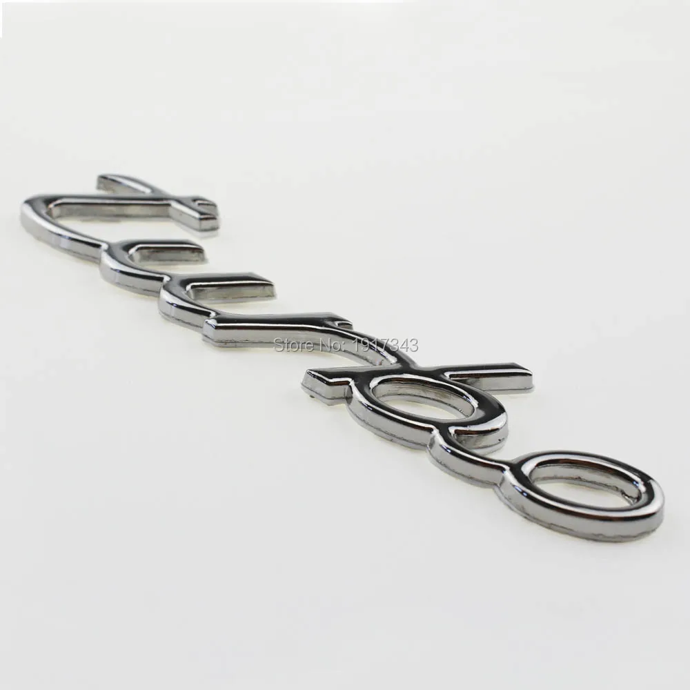 3D черный/серебристый автомобиль металлический на багажник боковые зеркала