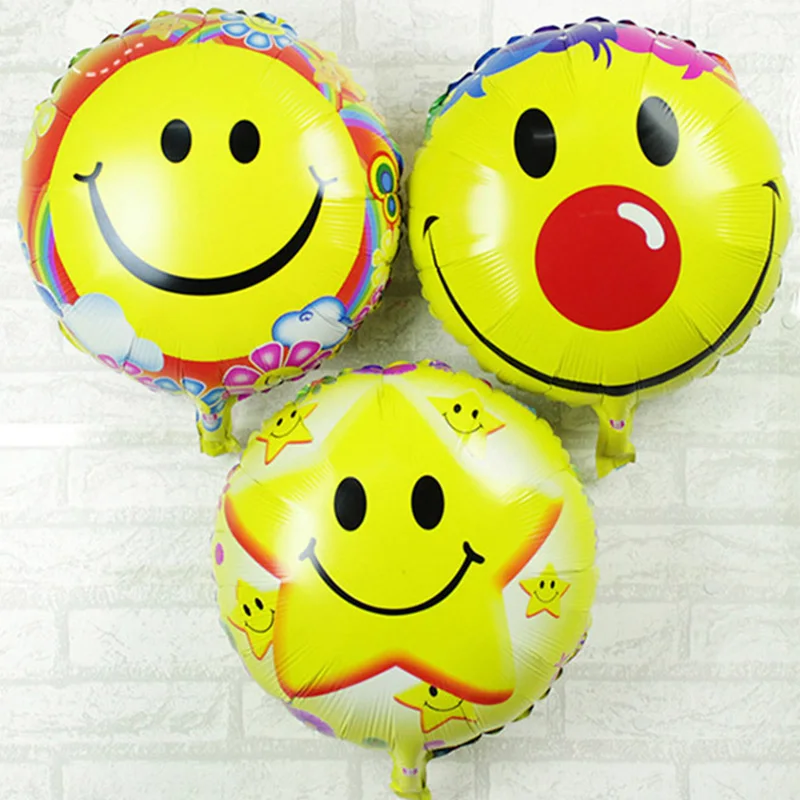 Смайлик 8 дюймов воздушный шар Автоматический надувной да | Дом и сад