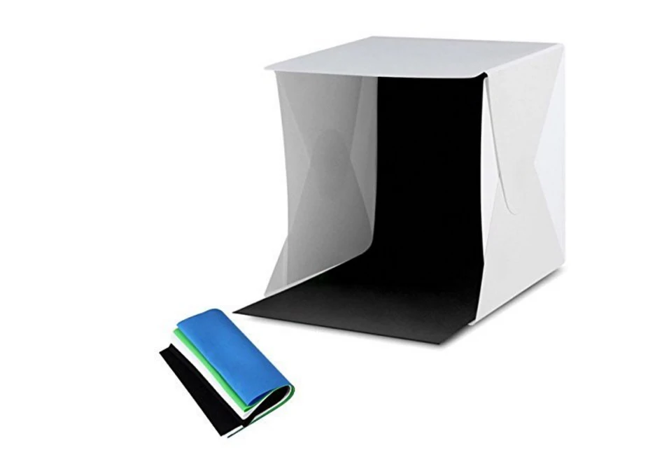 Складной световой короб для фотокамеры LED софтбокс с двумя панелями фотостудии