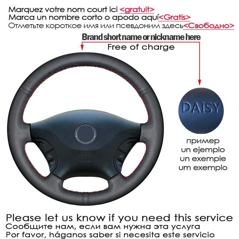 WCaRFun черный чехол на руль из искусственной кожи для Mercedes Benz Viano w639 2006 2007 2008 2009 2010 2011 Vito 2010