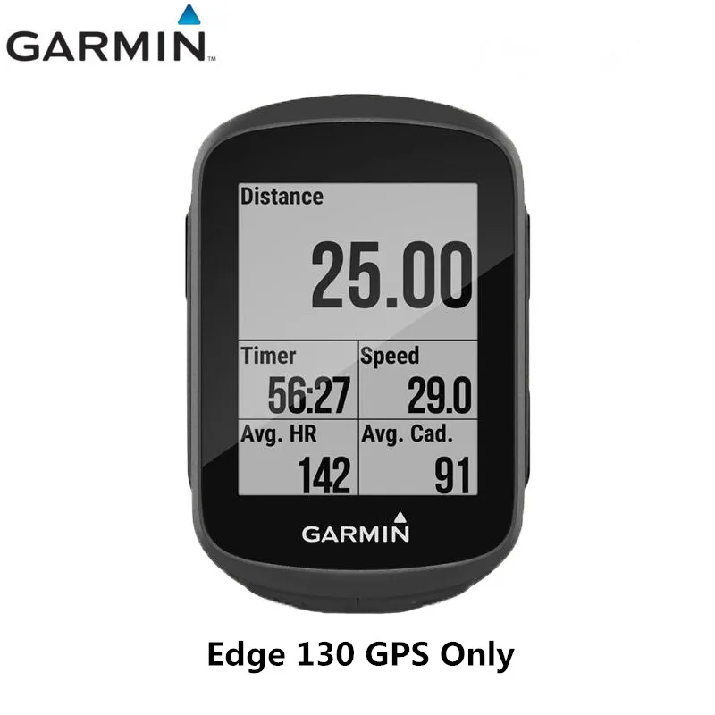 GPS Only Garmin Edge 130, gps, велосипедный компьютер, только gps или датчик скорости, датчик частоты сердечных сокращений, защитный чехол, комплект HRM - Цвет: GPS Only