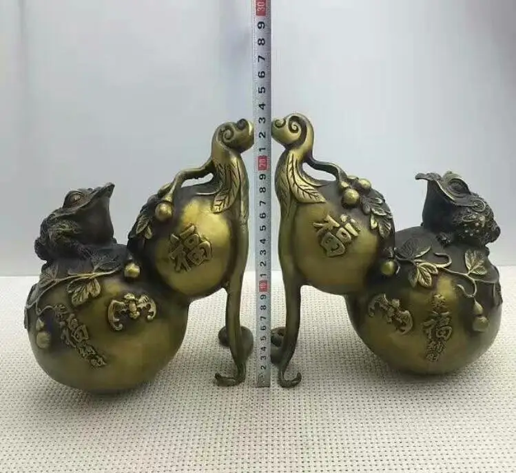 Потрясающая китайская фэн шуй медная Статуэтка Скульптура Фэн Шуй поставки