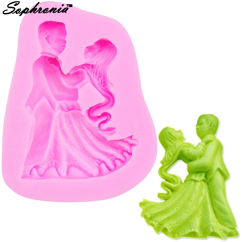 1 шт. силиконовая форма для свадебных украшений жениха невесты|silicone mold|chocolate moldmold