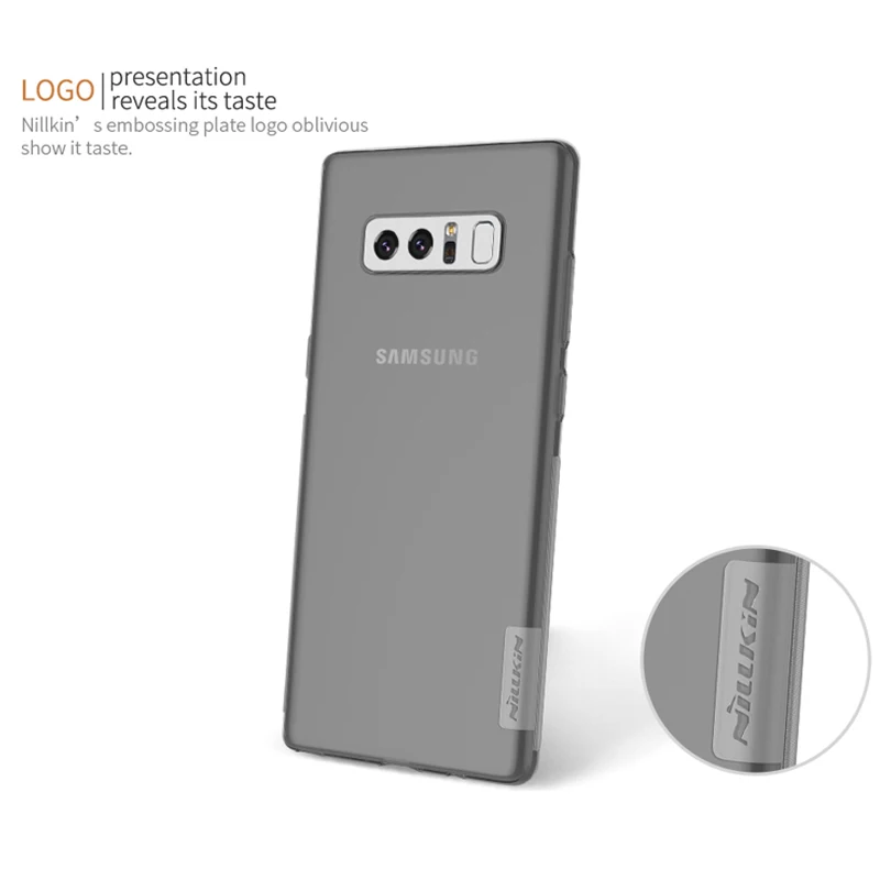 Чехол для Samsung Galaxy Note 8 9 чехол Nillkin Мягкие силиконовые ТПУ чехлы на заднюю панель
