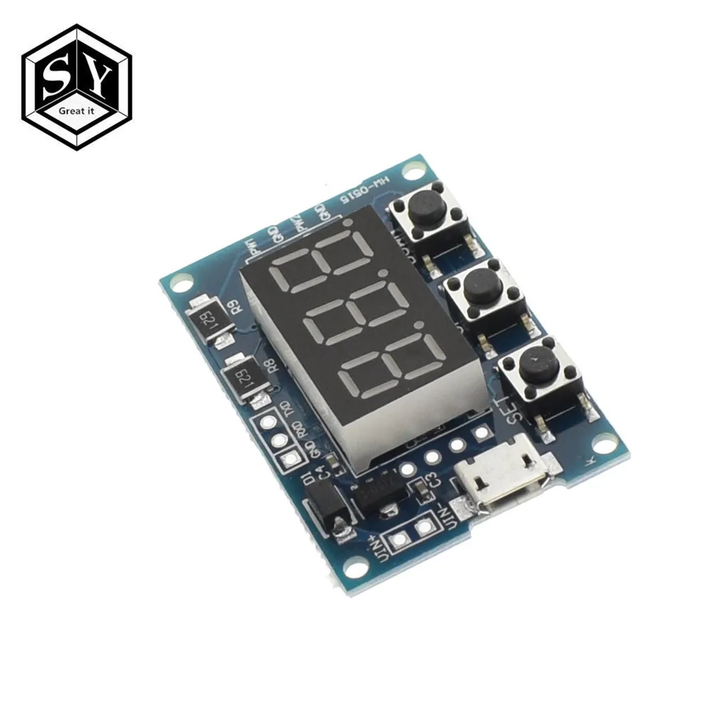 1 шт. DC5 30V/микро Usb 5 V Мощность независимый генератор pwm 2 канала двухсторонний