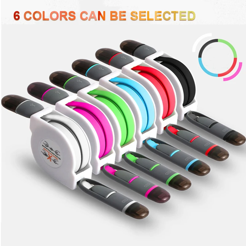 DASENLON кабель для зарядки и передачи данных 2 в 1 быстрой с Micro USB Android телефона
