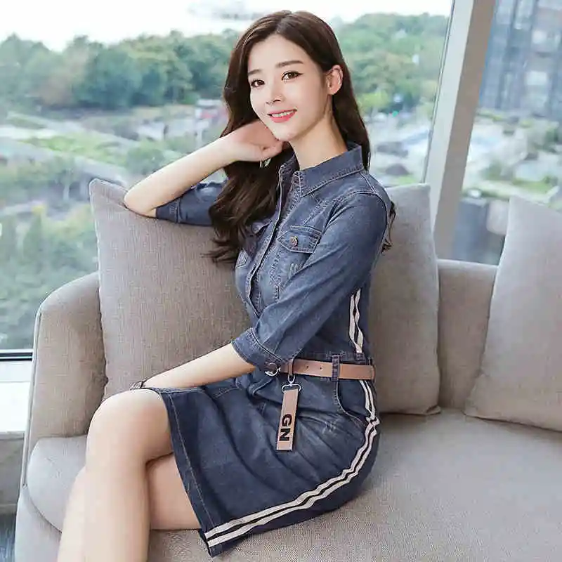 Женское джинсовое платье 2017 женское облегающее Повседневное для вечеринки клуба