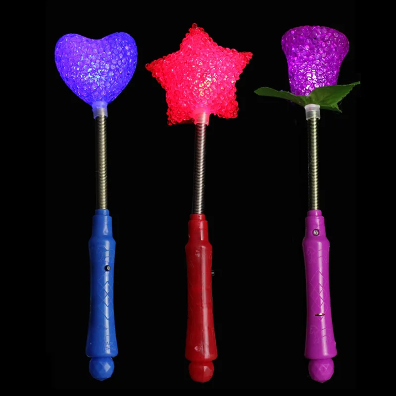 4 шт. светодиодный волшебный Звездная волшебная палочка мигающие светящиеся