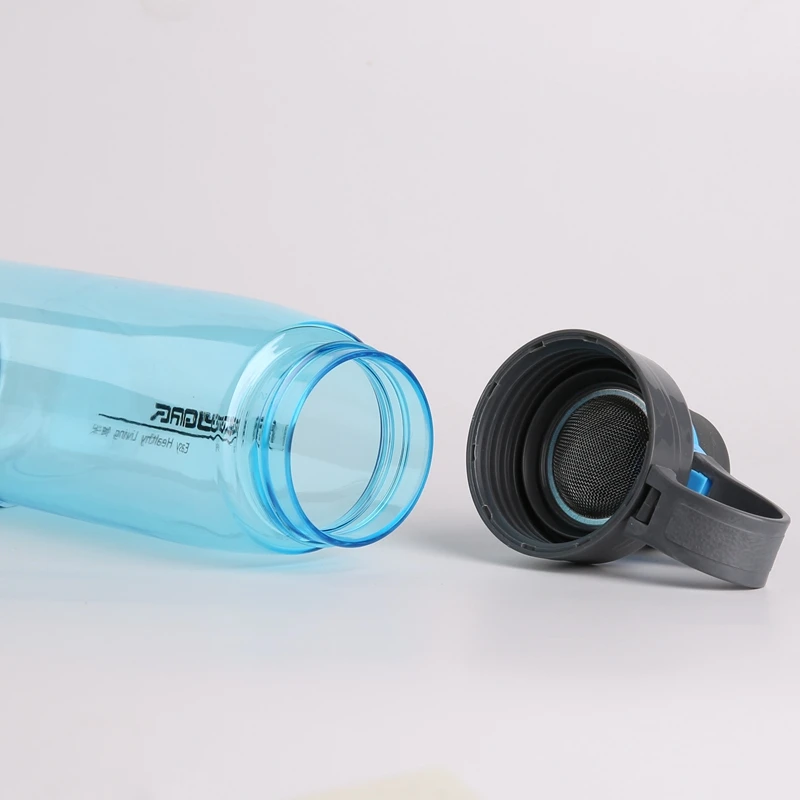 Портативный путешествия Пластик PC Кружки Чай Заварки Бутылка 560 мл маленький рот