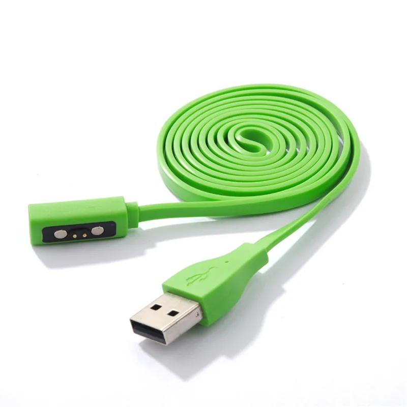 Green Rondaful умные часы USB зарядное устройство зарядный кабель для Pebble Time/Time steel/Time Round умные часы USB зарядное устройство s - Цвет: Green