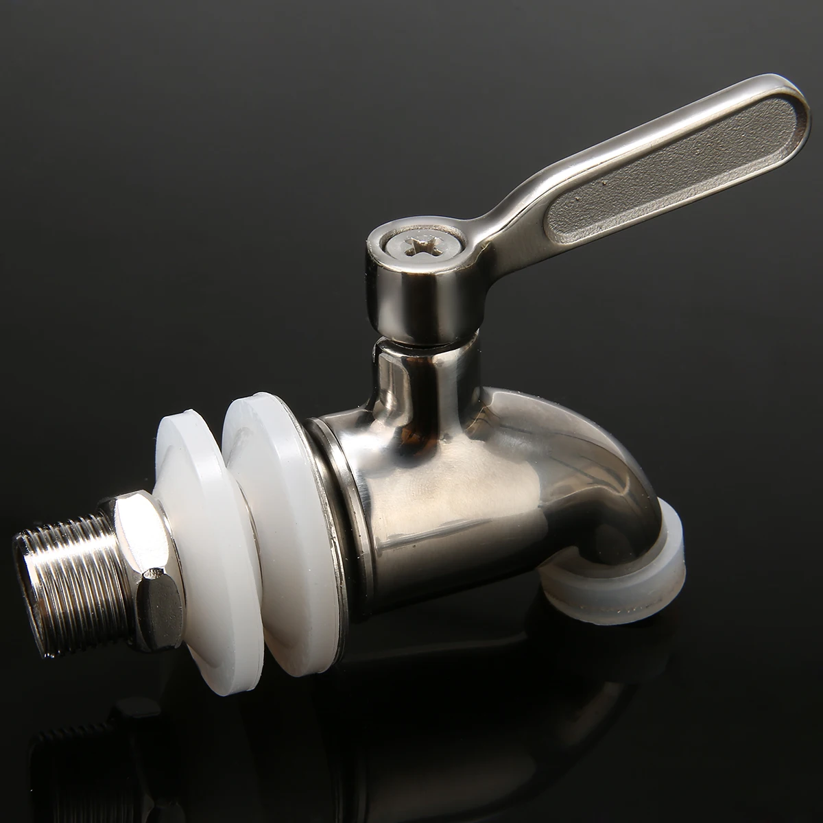 Set Stainless Steel Wine Barrel Spigot Drink Dispenser Faucet Tap for Home Brew Barrel Beverage Wine Beer Kegs Mayitr