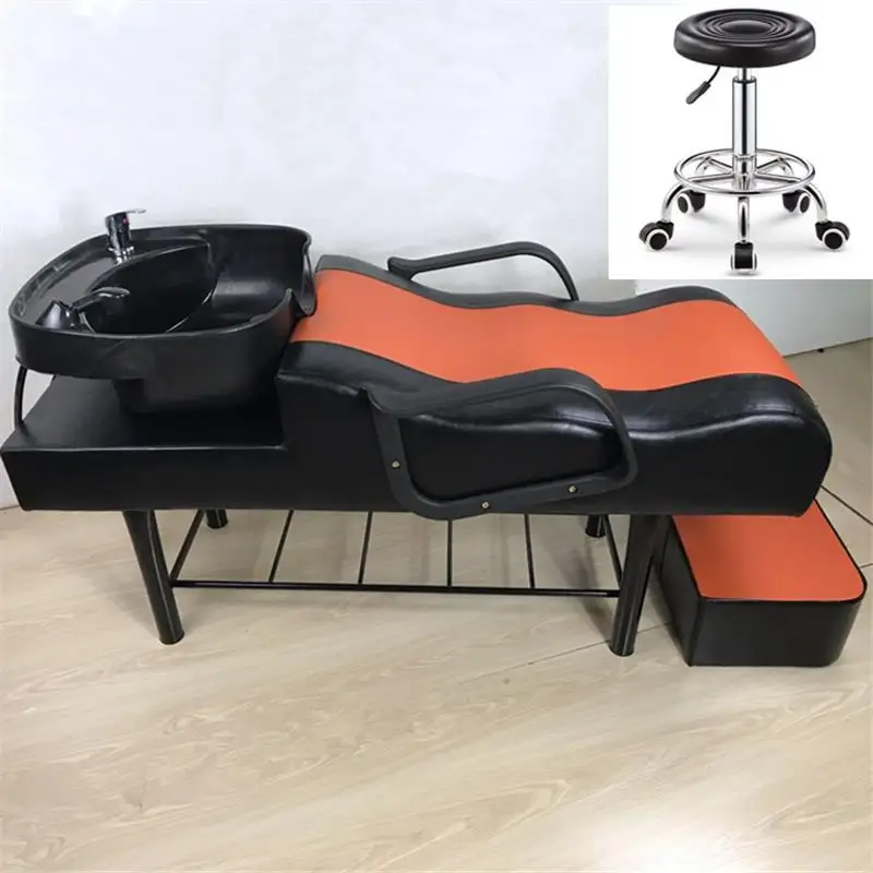 Кровать Макияж для Cadeira Cabeleireiro Парикмахерская De Belleza салон красоты Парикмахерская Silla Peluqueria шампунь стул - Цвет: MODEL N