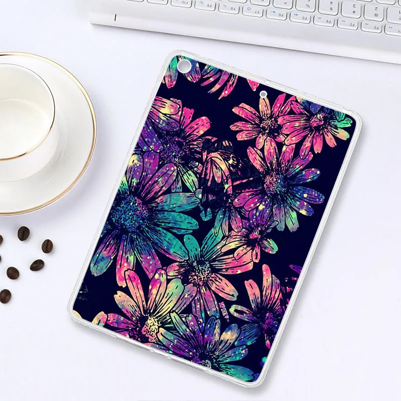 Z006 Модные чехлы с рисунками для Apple iPad 9,7 Чехлы A1822 A1823 A1893 A1954 9,7 дюймов мягкий, симпатичный, из ТПУ чехлы с мультяшными животными - Цвет: Z006