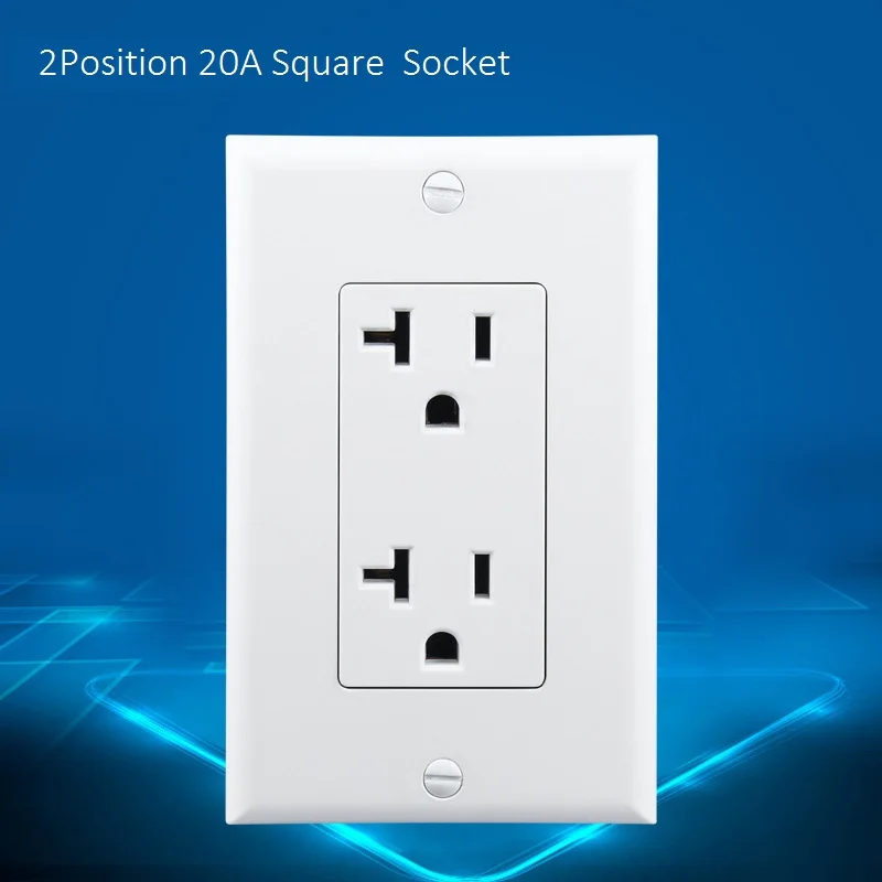USSeries стандартная настенная розетка с переключателем 1 банда 1Way 2 банды 1Way USB розетка