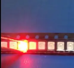 100 шт. 3528 светодиодный SMD белый Чип PLCC ультра яркий поверхностный монтаж 20 мА 3 в 7-8 лм светильник светодиодный 1210 SMT светильник красный