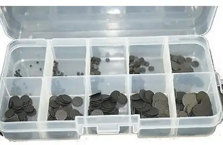 100pcs 10Size 1,5 мм~ 10 мм набор для ремонта клавиатуры Пульт дистанционного управления Проводящие резиновые кнопки - Цвет: 100pcs 10Size