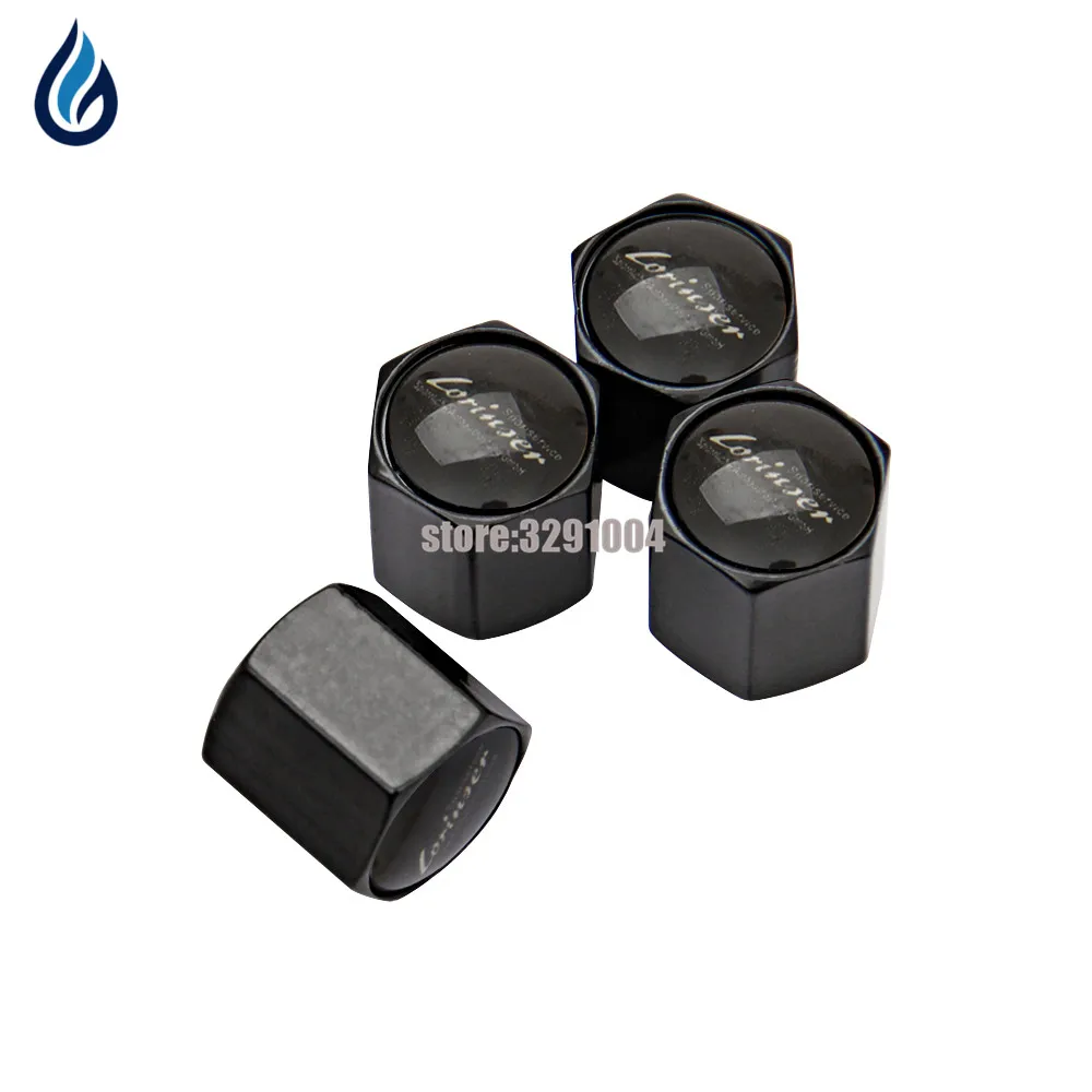 For Mercedes Benz Lorinser Logo Vito Gle Gls Cls Slk Smart Forfour Fortwo W204 W203 W211 W210 Car Wheel Tire Valve Caps Cover