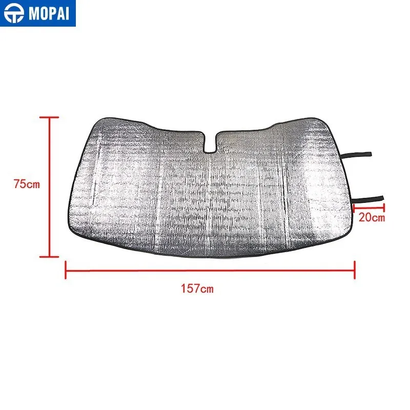 

MOPAI Sun Visor for Ford F150 2015+ Car Front Anti UV Ray Window Windshield Sunshade Cover for Ford F150 2015+ Car Accessories