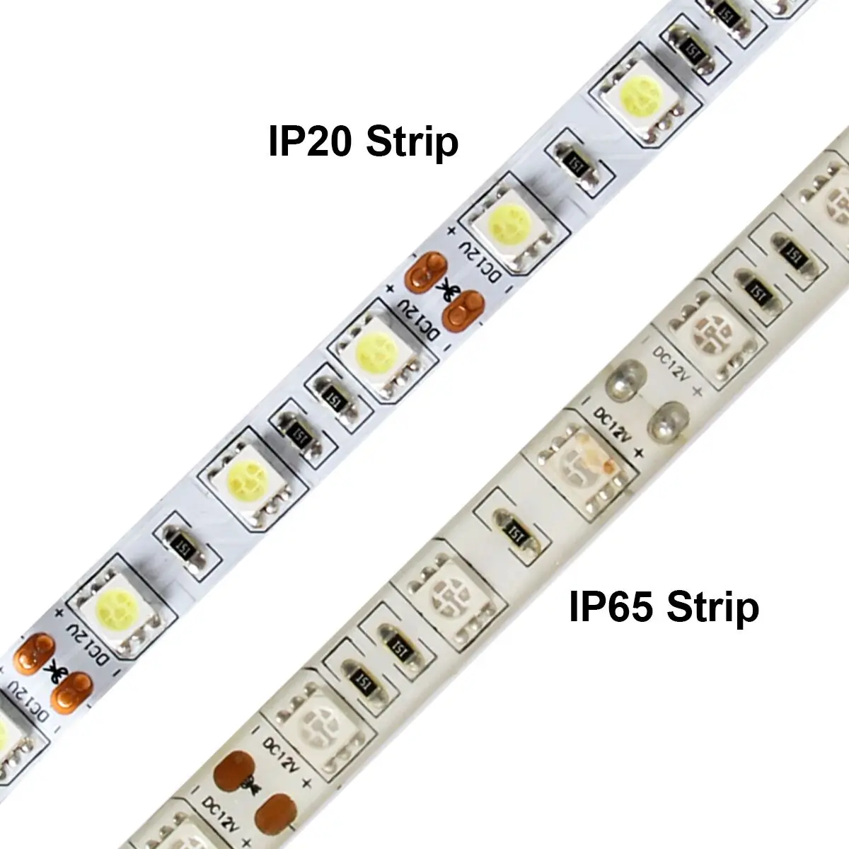 Goodland светодиодная лента света RGB 5 м DC12V 60leds/M IP65 Водонепроницаемый SMD5050 один Цвет гибкие светодиодные ленты для украшение дома