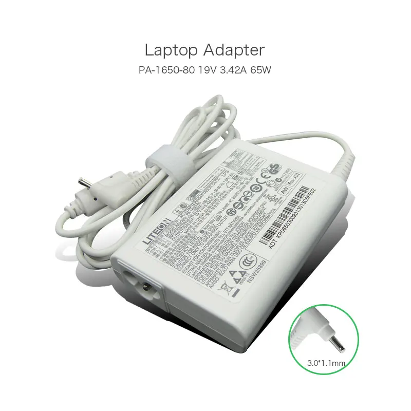 Адаптер для ноутбука Acer Iconia W700 W710 белый цвет 19 в 3 0 А 1 * мм 65 Вт|Адаптеры ноутбуков| |