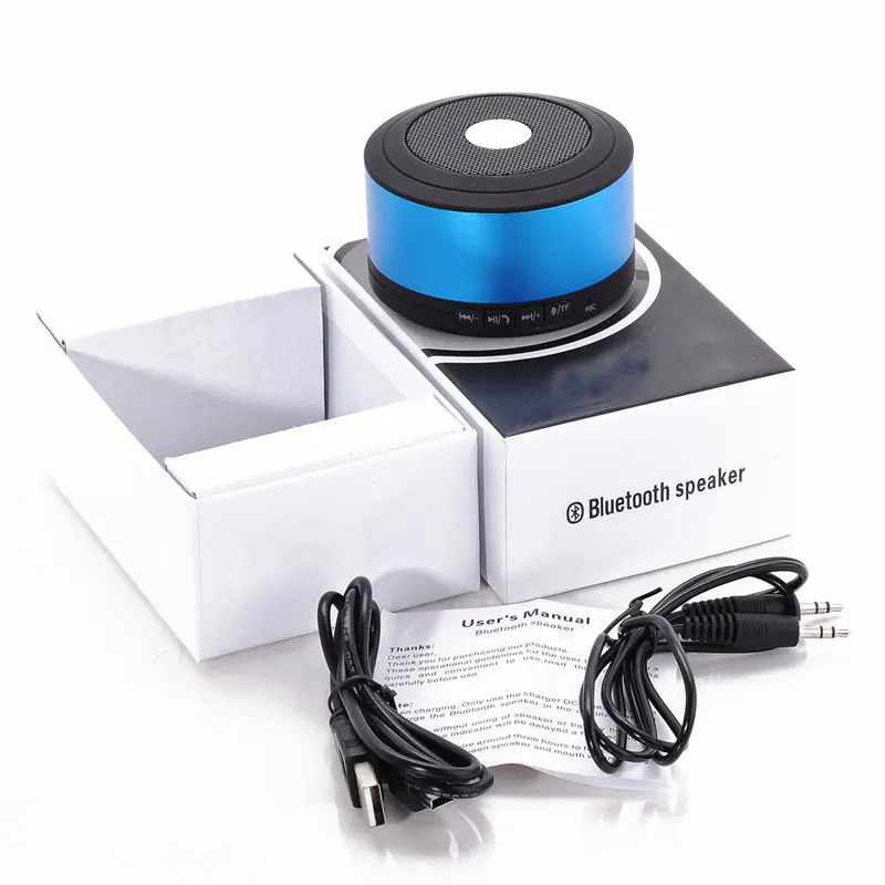 Мини металлическая портативная карта TF памяти Bluetooth динамик беспроводной