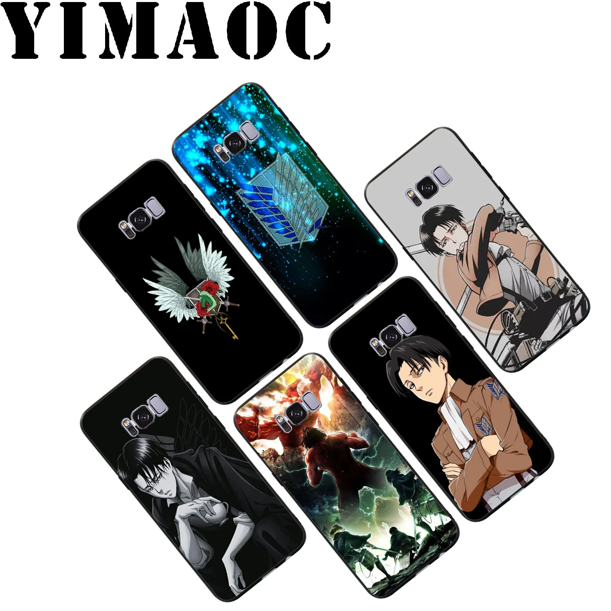 Мягкий чехол YIMAOC Attack on Titan 2 для Samsung Galaxy S10 S10e S9 S8 A6 Plus S7 S6 Edge A7 A5 A3 J6 Note 9 8 |