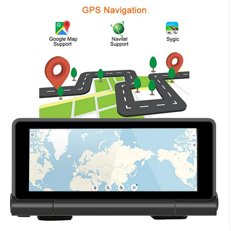 Wifi 7 &quotАвтомобильные видеорегистраторы 4G Android dash камера ADAS FHD 1080P видео рекордер gps