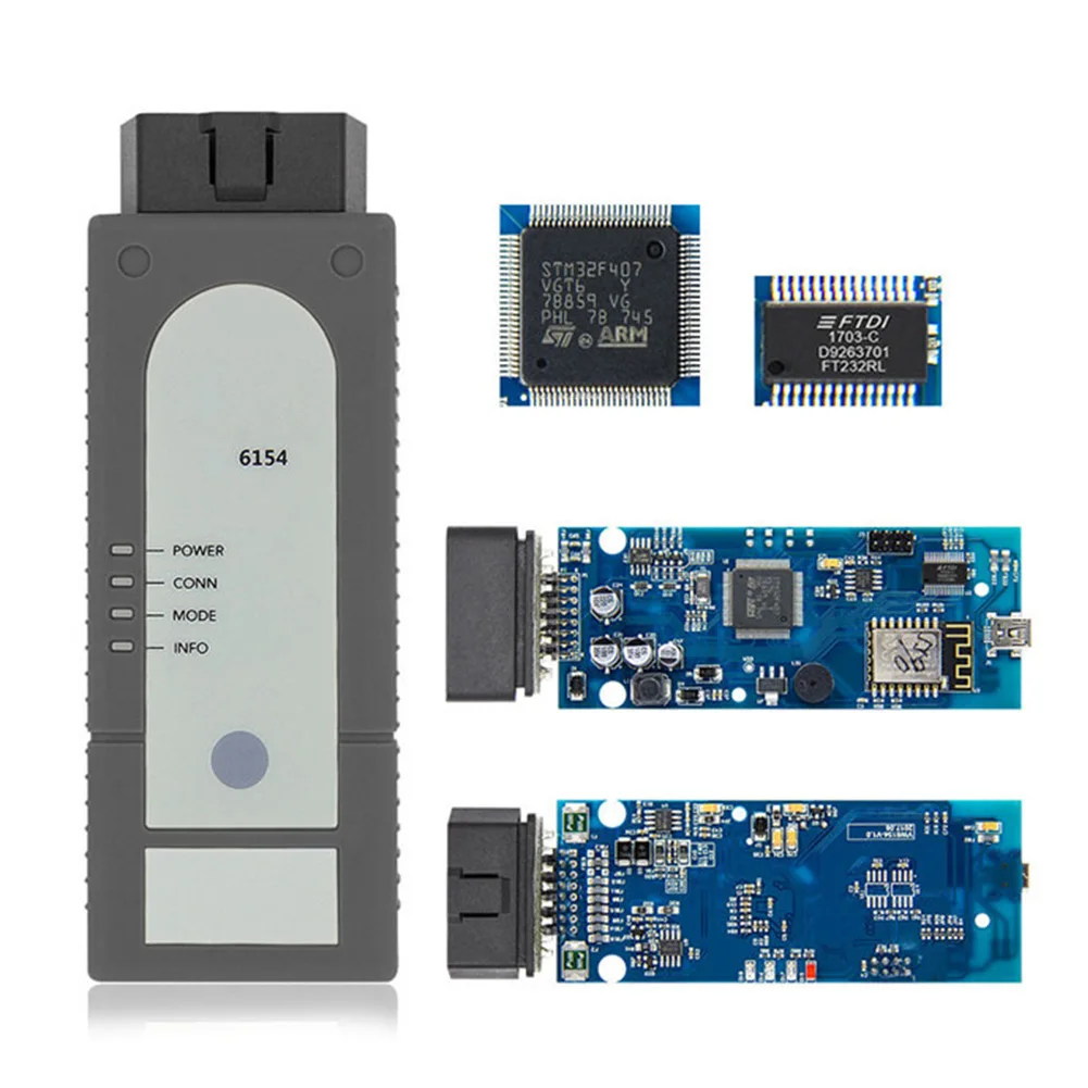 V4.4.1 6154 программного обеспечения аксессуары полный чип wi fi сканер OBD2 инструмент