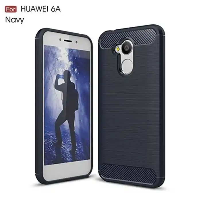 Модный противоударный мягкий силиконовый чехол Mokoemi 5," для huawei Honor 6a, чехол для huawei Honor 6a Pro, чехол для телефона - Цвет: Navy Blue